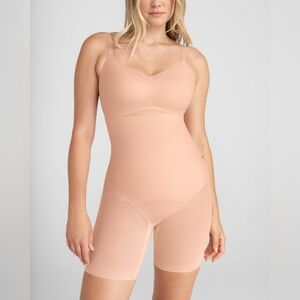 Honeylove Super Power Short High-Waisted Shapewear in Soft Pink